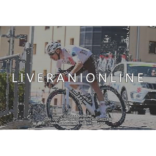 18-04-2022 Tour Of The Alps; Tappa 01 Cles - Fiera Di Primiero; 2022, Ag2r - Citroen; Bouchard, Geoffrey; Fiera Di Primiero; ©SIROTTI/AGENZIA ALDO LIVERANI SAS