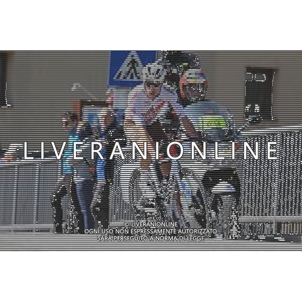 18-04-2022 Tour Of The Alps; Tappa 01 Cles - Fiera Di Primiero; 2022, Ag2r - Citroen; Bouchard, Geoffrey; Fiera Di Primiero; ©SIROTTI/AGENZIA ALDO LIVERANI SAS