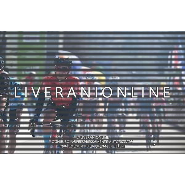 18-04-2022 Tour Of The Alps; Tappa 01 Cles - Fiera Di Primiero; 2022, Bahrain - Victorious; Bilbao, Peio; Fiera Di Primiero; ©SIROTTI/AGENZIA ALDO LIVERANI SAS