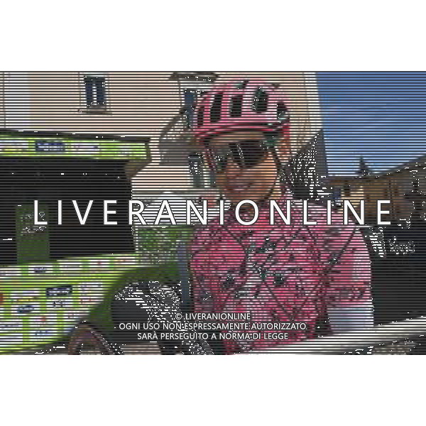 18-04-2022 Tour Of The Alps; Tappa 01 Cles - Fiera Di Primiero; 2022, Ef Education - Easypost; Chaves Rubio, Johan Estaban; Cles; ©SIROTTI/AGENZIA ALDO LIVERANI SAS