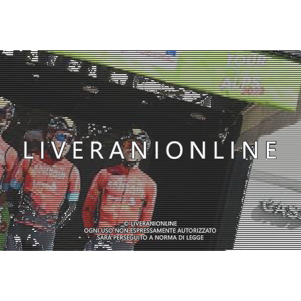 18-04-2022 Tour Of The Alps; Tappa 01 Cles - Fiera Di Primiero; 2022, Bahrain - Victorious; Landa Meana, Mikel; Cles; ©SIROTTI/AGENZIA ALDO LIVERANI SAS