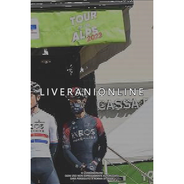 18-04-2022 Tour Of The Alps; Tappa 01 Cles - Fiera Di Primiero; 2022, Ineos - Grenadiers; Porte, Richie; Cles; ©SIROTTI/AGENZIA ALDO LIVERANI SAS