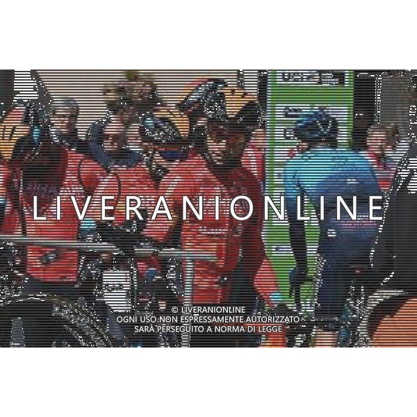 18-04-2022 Tour Of The Alps; Tappa 01 Cles - Fiera Di Primiero; 2022, Bahrain - Victorious; Landa Meana, Mikel; Cles; ©SIROTTI/AGENZIA ALDO LIVERANI SAS