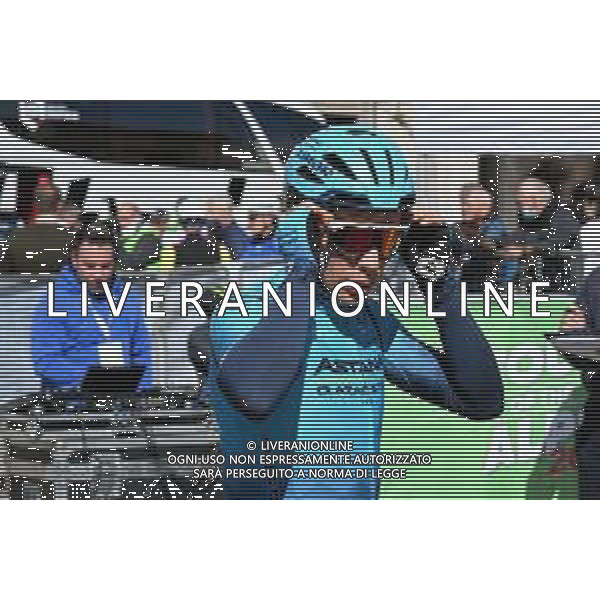 18-04-2022 Tour Of The Alps; Tappa 01 Cles - Fiera Di Primiero; 2022, Astana - Qazaqstan; Lopez Moreno, Miguel Angel; Cles; ©SIROTTI/AGENZIA ALDO LIVERANI SAS