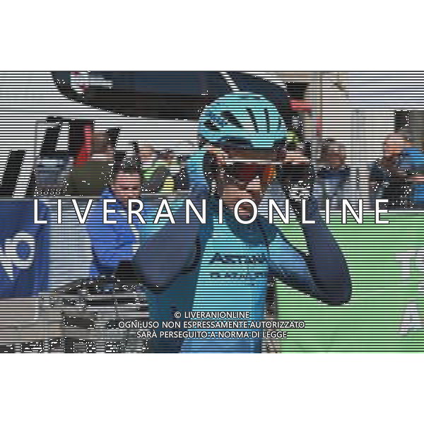 18-04-2022 Tour Of The Alps; Tappa 01 Cles - Fiera Di Primiero; 2022, Astana - Qazaqstan; Lopez Moreno, Miguel Angel; Cles; ©SIROTTI/AGENZIA ALDO LIVERANI SAS