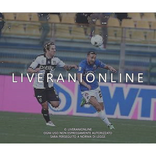 PARMA - ASCOLI CAMPIONATO CALCIO SERIE B 18.04.2022 NELLA FOTO BIDAOUI SOUFIANE E ADRIAN BERNABE\' ©SANTANDREA/AGENZIA ALDO LIVERANI SAS