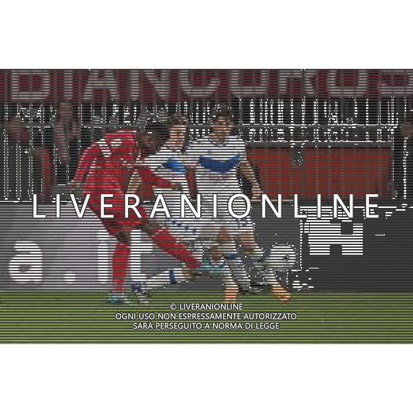 ¬© TVRG Jose\' Machin (Monza) segna il gol dell\'1 a 0 Monza vs Brescia Campionato Serie BKT - 35a giornata Monza 18-04-2022 U-Power Stadium foto Roberto Garavaglia/ag. Aldo Liverani sas/AGENZIA ALDO LIVERANI SAS