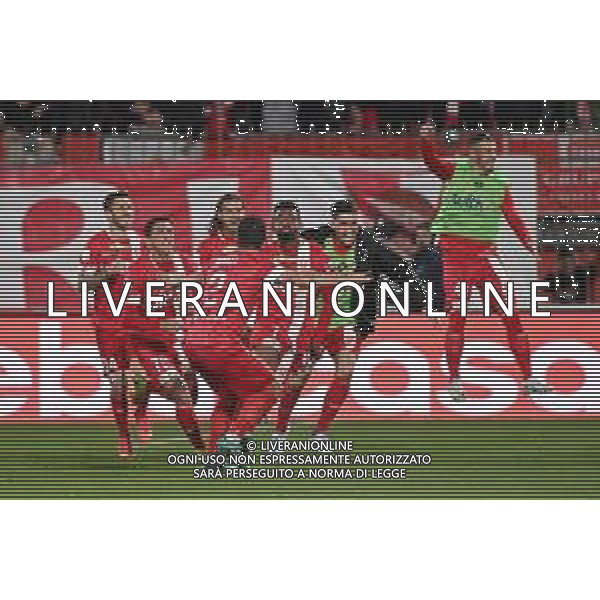 © TVRG esultanza Monza dopo il gol dell\'1 a 0 Jose\' Machin Monza vs Brescia Campionato Serie BKT - 35a giornata Monza 18-04-2022 U-Power Stadium foto Roberto Garavaglia/ag. Aldo Liverani sas/AGENZIA ALDO LIVERANI SAS