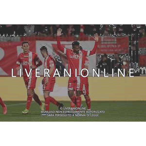 ¬© TVRG Jose\' Machin (Monza) esulta dopo il gol dell\'1 a 0 Monza vs Brescia Campionato Serie BKT - 35a giornata Monza 18-04-2022 U-Power Stadium foto Roberto Garavaglia/ag. Aldo Liverani sas/AGENZIA ALDO LIVERANI SAS