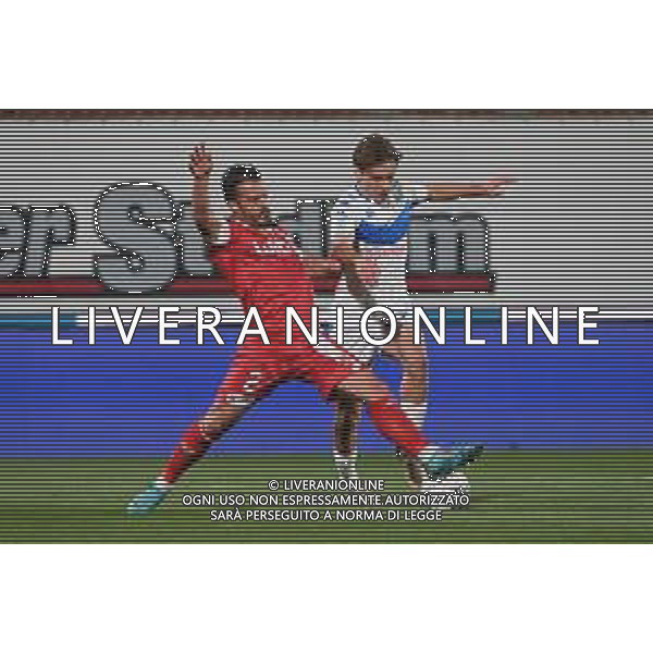 ¬© TVRG Giulio Donati (Monza) e Matteo Tramoni (Brescia) Monza vs Brescia Campionato Serie BKT - 35a giornata Monza 18-04-2022 U-Power Stadium foto Roberto Garavaglia/ag. Aldo Liverani sas/AGENZIA ALDO LIVERANI SAS