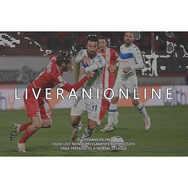 ¬© TVRG Riad Bajic (Brescia) e sulla SX Andrea Barberis (Monza) Monza vs Brescia Campionato Serie BKT - 35a giornata Monza 18-04-2022 U-Power Stadium foto Roberto Garavaglia/ag. Aldo Liverani sas/AGENZIA ALDO LIVERANI SAS