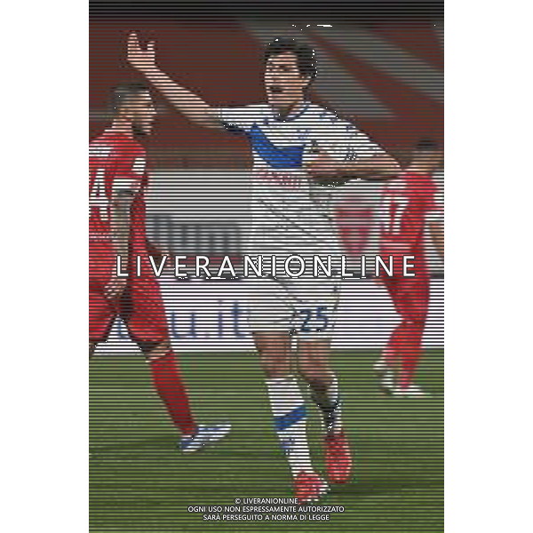 ¬© TVRG Dimitri Bisoli (Brescia) esulta dopo il gol dell\'1 a 1 Monza vs Brescia Campionato Serie BKT - 35a giornata Monza 18-04-2022 U-Power Stadium foto Roberto Garavaglia/ag. Aldo Liverani sas/AGENZIA ALDO LIVERANI SAS