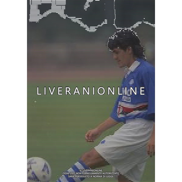 1998 SAMPDORIA CALCIO NELLA FOTO ARIEL ORTEGA AG ALDO LIVERANI SAS