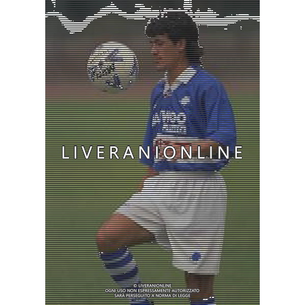 1998 SAMPDORIA CALCIO NELLA FOTO ARIEL ORTEGA AG ALDO LIVERANI SAS
