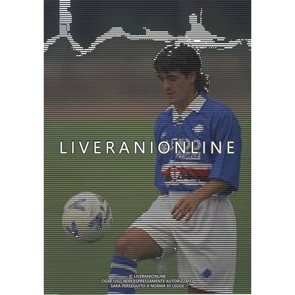 1998 SAMPDORIA CALCIO NELLA FOTO ARIEL ORTEGA AG ALDO LIVERANI SAS