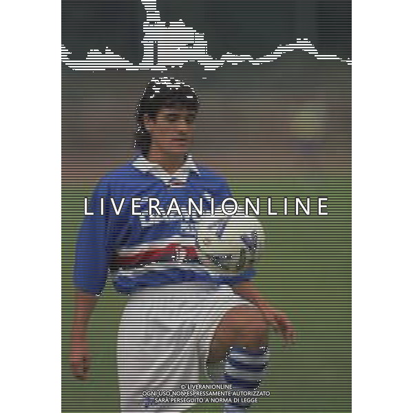 1998 SAMPDORIA CALCIO NELLA FOTO ARIEL ORTEGA AG ALDO LIVERANI SAS