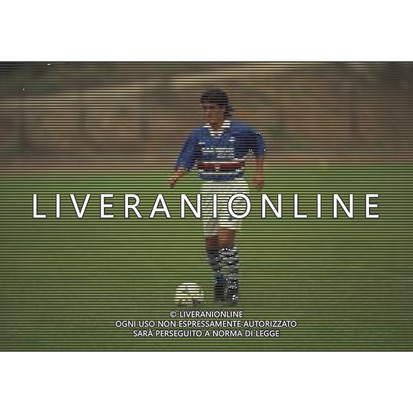 1998 SAMPDORIA CALCIO NELLA FOTO ARIEL ORTEGA AG ALDO LIVERANI SAS