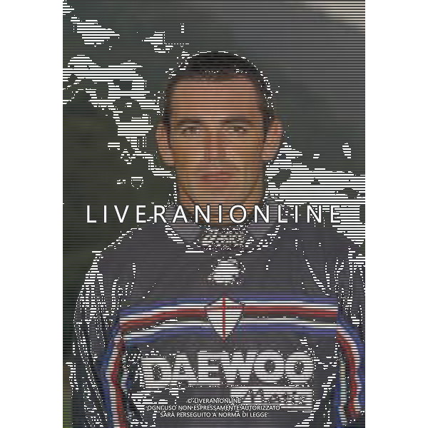 1998 PRIMI PIANI ROSA GIOCATORI SAMPDORIA CALCIO NELLA FOTO MARCO AMBROSIO AG ALDO LIVERANI SAS