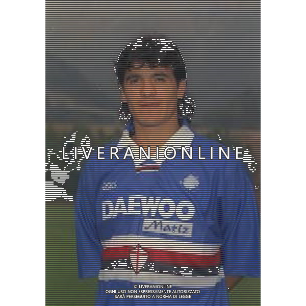 1998 PRIMI PIANI ROSA GIOCATORI SAMPDORIA CALCIO NELLA FOTO ARIEL ORTEGA AG ALDO LIVERANI SAS