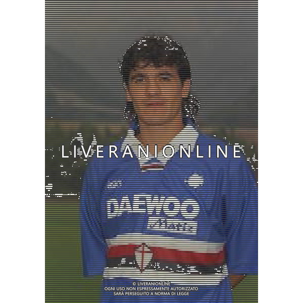 1998 PRIMI PIANI ROSA GIOCATORI SAMPDORIA CALCIO NELLA FOTO ARIEL ORTEGA AG ALDO LIVERANI SAS