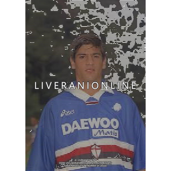 1998 PRIMI PIANI ROSA GIOCATORI SAMPDORIA CALCIO NELLA FOTO GASTON FERNANDO DANIEL CORDOBA AG ALDO LIVERANI SAS