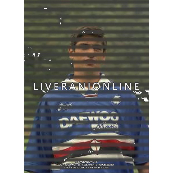 1998 PRIMI PIANI ROSA GIOCATORI SAMPDORIA CALCIO NELLA FOTO GASTON FERNANDO DANIEL CORDOBA AG ALDO LIVERANI SAS