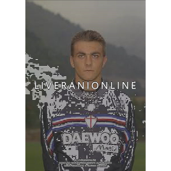 1998 PRIMI PIANI ROSA GIOCATORI SAMPDORIA CALCIO NELLA FOTO LUCA FUSELLI AG ALDO LIVERANI SAS