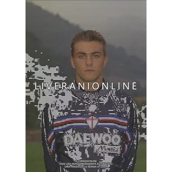 1998 PRIMI PIANI ROSA GIOCATORI SAMPDORIA CALCIO NELLA FOTO LUCA FUSELLI AG ALDO LIVERANI SAS