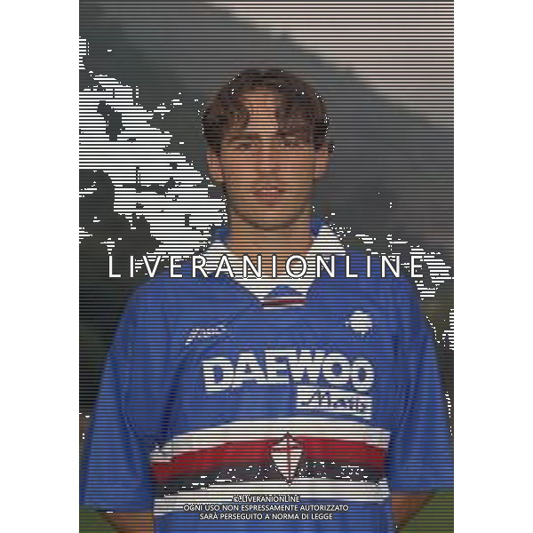 1998 PRIMI PIANI ROSA GIOCATORI SAMPDORIA CALCIO NELLA FOTO ALESSANDRO GRANDONI AG ALDO LIVERANI SAS