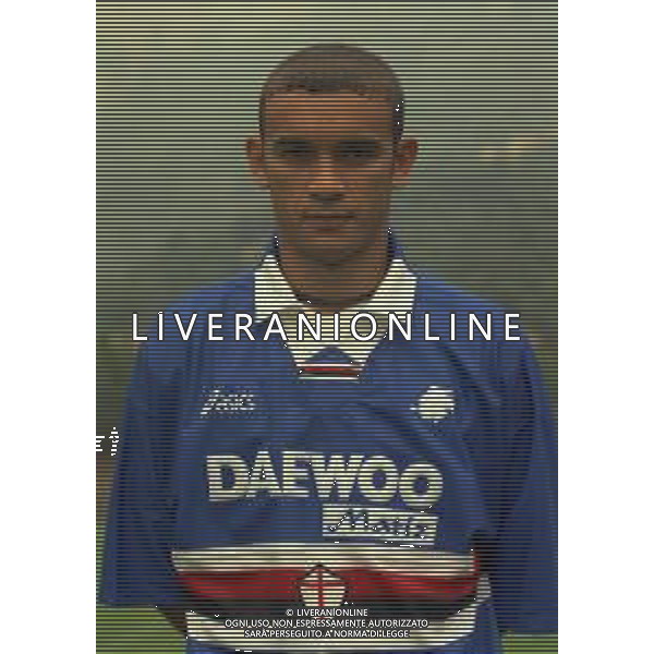 1998 PRIMI PIANI ROSA GIOCATORI SAMPDORIA CALCIO NELLA FOTO PACO AG ALDO LIVERANI SAS