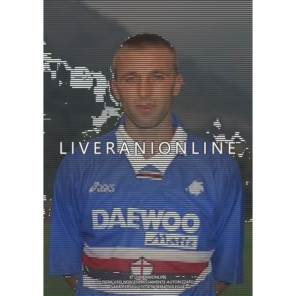 1998 PRIMI PIANI ROSA GIOCATORI SAMPDORIA CALCIO NELLA FOTO NENAD SAKIC AG ALDO LIVERANI SAS