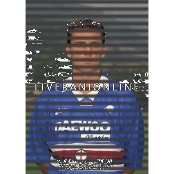 1998 PRIMI PIANI ROSA GIOCATORI SAMPDORIA CALCIO NELLA FOTO VINCENZO MONTELLA AG ALDO LIVERANI SAS