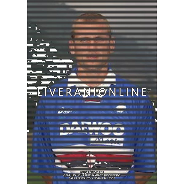 1998 PRIMI PIANI ROSA GIOCATORI SAMPDORIA CALCIO NELLA FOTO BRATISLAV ZIVKOVIC AG ALDO LIVERANI SAS