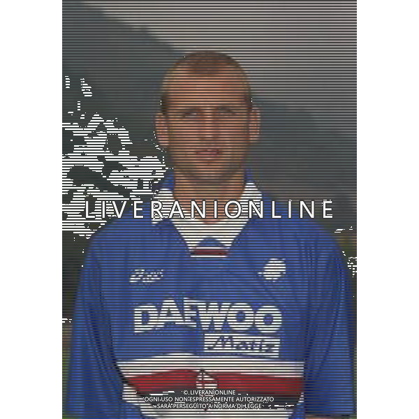 1998 PRIMI PIANI ROSA GIOCATORI SAMPDORIA CALCIO NELLA FOTO BRATISLAV ZIVKOVIC AG ALDO LIVERANI SAS