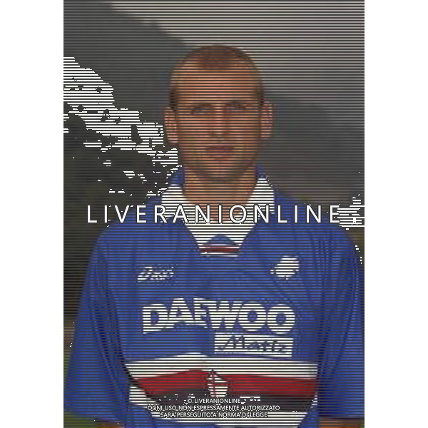 1998 PRIMI PIANI ROSA GIOCATORI SAMPDORIA CALCIO NELLA FOTO BRATISLAV ZIVKOVIC AG ALDO LIVERANI SAS