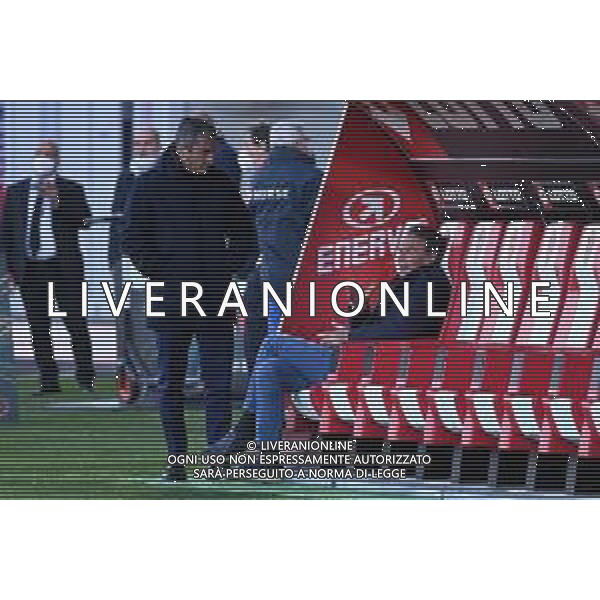 © TVRG Francesco Marroccu SX direttore Sportivo Brescia e Massimo Cellino DX presidente Brescia Monza vs Brescia Campionato Serie BKT - 35a giornata Monza 18-04-2022 U-Power Stadium foto Roberto Garavaglia/ag. Aldo Liverani sas/AGENZIA ALDO LIVERANI SAS