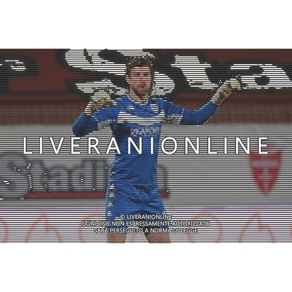 ¬© TVRG Jesse Joronen (Brescia) Monza vs Brescia Campionato Serie BKT - 35a giornata Monza 18-04-2022 U-Power Stadium foto Roberto Garavaglia/ag. Aldo Liverani sas/AGENZIA ALDO LIVERANI SAS