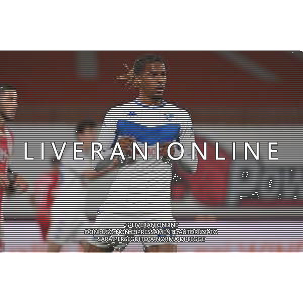 ¬© TVRG Florian Aye\' (Brescia) Monza vs Brescia Campionato Serie BKT - 35a giornata Monza 18-04-2022 U-Power Stadium foto Roberto Garavaglia/ag. Aldo Liverani sas/AGENZIA ALDO LIVERANI SAS