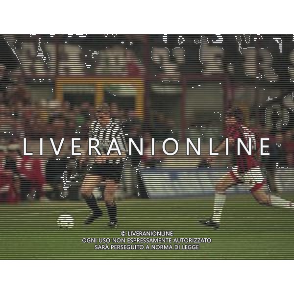 06-04-1997 MILANO -CAMPIONATO DI CALCIO SERIE A MILAN -JUVENTUS 1-6 NELLA FOTO ALEN BOKSIC AG ALDO LIVERANI SAS