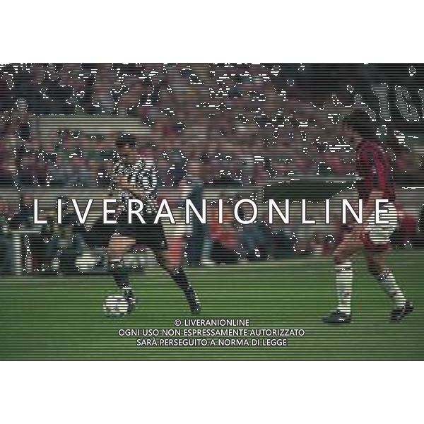 06-04-1997 MILANO -CAMPIONATO DI CALCIO SERIE A MILAN -JUVENTUS 1-6 NELLA FOTO ANGELO DI LIVIO AG ALDO LIVERANI SAS