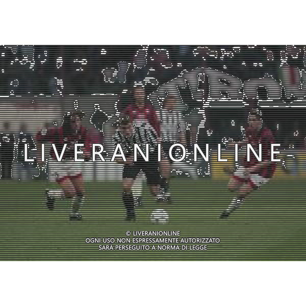 06-04-1997 MILANO -CAMPIONATO DI CALCIO SERIE A MILAN -JUVENTUS 1-6 NELLA FOTO CHRISTIAN VIERI AG ALDO LIVERANI SAS