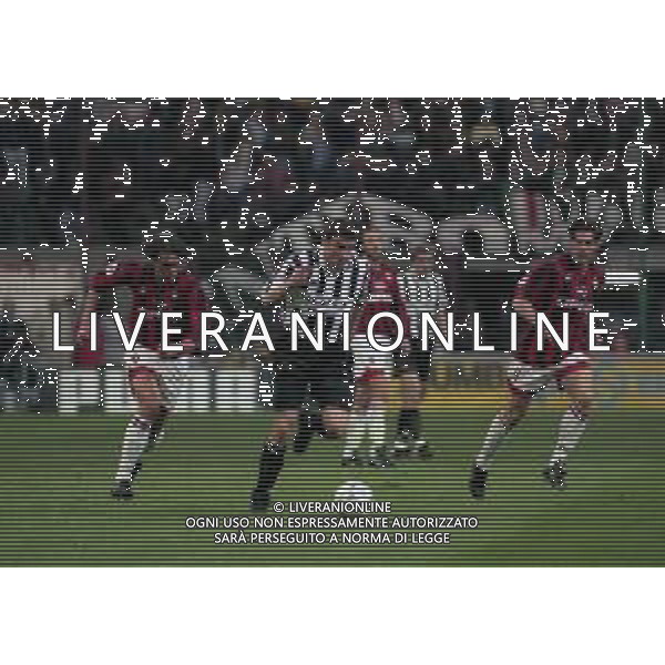 06-04-1997 MILANO -CAMPIONATO DI CALCIO SERIE A MILAN -JUVENTUS 1-6 NELLA FOTO CHRISTIAN VIERI AG ALDO LIVERANI SAS