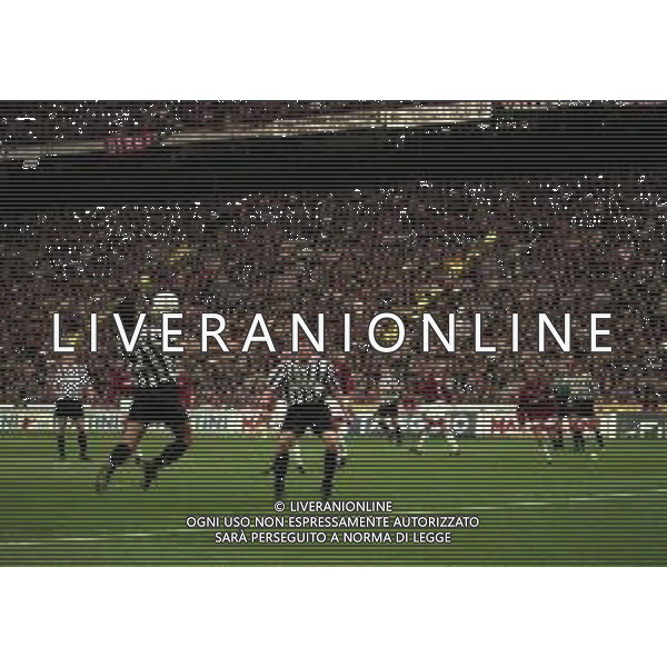 06-04-1997 MILANO -CAMPIONATO DI CALCIO SERIE A MILAN -JUVENTUS 1-6 NELLA FOTO AZIONE DI GIOCO AG ALDO LIVERANI SAS