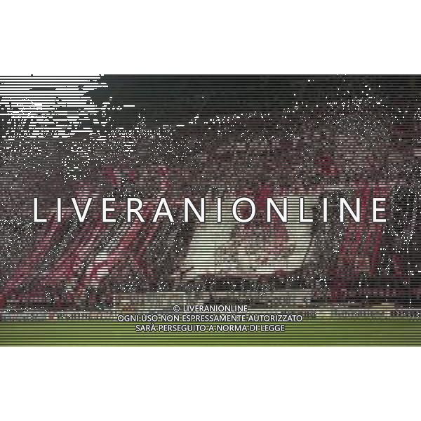 06-04-1997 MILANO -CAMPIONATO DI CALCIO SERIE A MILAN -JUVENTUS 1-6 NELLA FOTO TIFOSI MILAN AG ALDO LIVERANI SAS