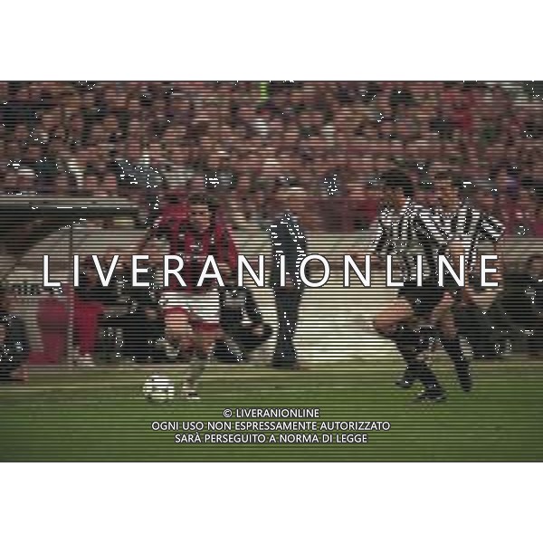 06-04-1997 MILANO -CAMPIONATO DI CALCIO SERIE A MILAN -JUVENTUS 1-6 NELLA FOTO MARCO SIMONE AG ALDO LIVERANI SAS