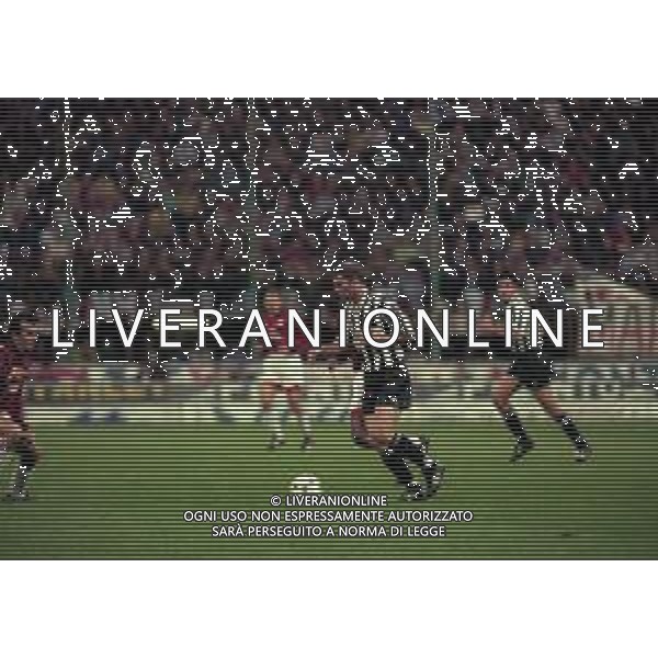 06-04-1997 MILANO -CAMPIONATO DI CALCIO SERIE A MILAN -JUVENTUS 1-6 NELLA FOTO ZINEDINE ZIDANE AG ALDO LIVERANI SAS