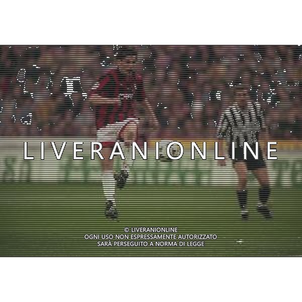 06-04-1997 MILANO -CAMPIONATO DI CALCIO SERIE A MILAN -JUVENTUS 1-6 NELLA FOTO ZVONIMIR BOBAN AG ALDO LIVERANI SAS