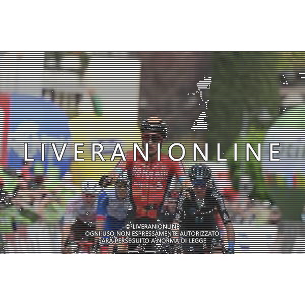 19-04-2022 Tour Of The Alps; Tappa 02 Fiera Di Primiero - Lana; 2022, Bahrain - Victorious; Bilbao, Peio; Lana; ©SIROTTI/AGENZIA ALDO LIVERANI SAS