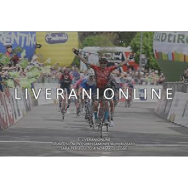 19-04-2022 Tour Of The Alps; Tappa 02 Fiera Di Primiero - Lana; 2022, Bahrain - Victorious; Bilbao, Peio; Lana; ©SIROTTI/AGENZIA ALDO LIVERANI SAS