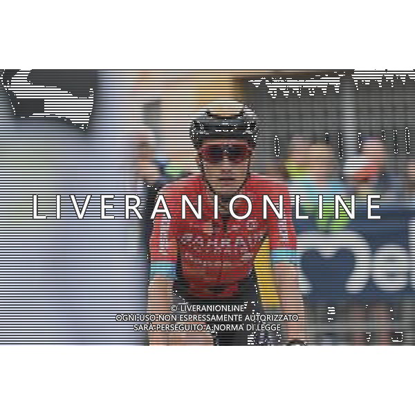 19-04-2022 Tour Of The Alps; Tappa 02 Fiera Di Primiero - Lana; 2022, Bahrain - Victorious; Bilbao, Peio; Lana; ©SIROTTI/AGENZIA ALDO LIVERANI SAS